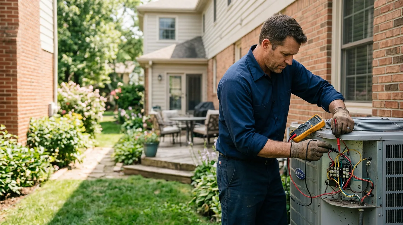 HVAC technician working near Regina, NM